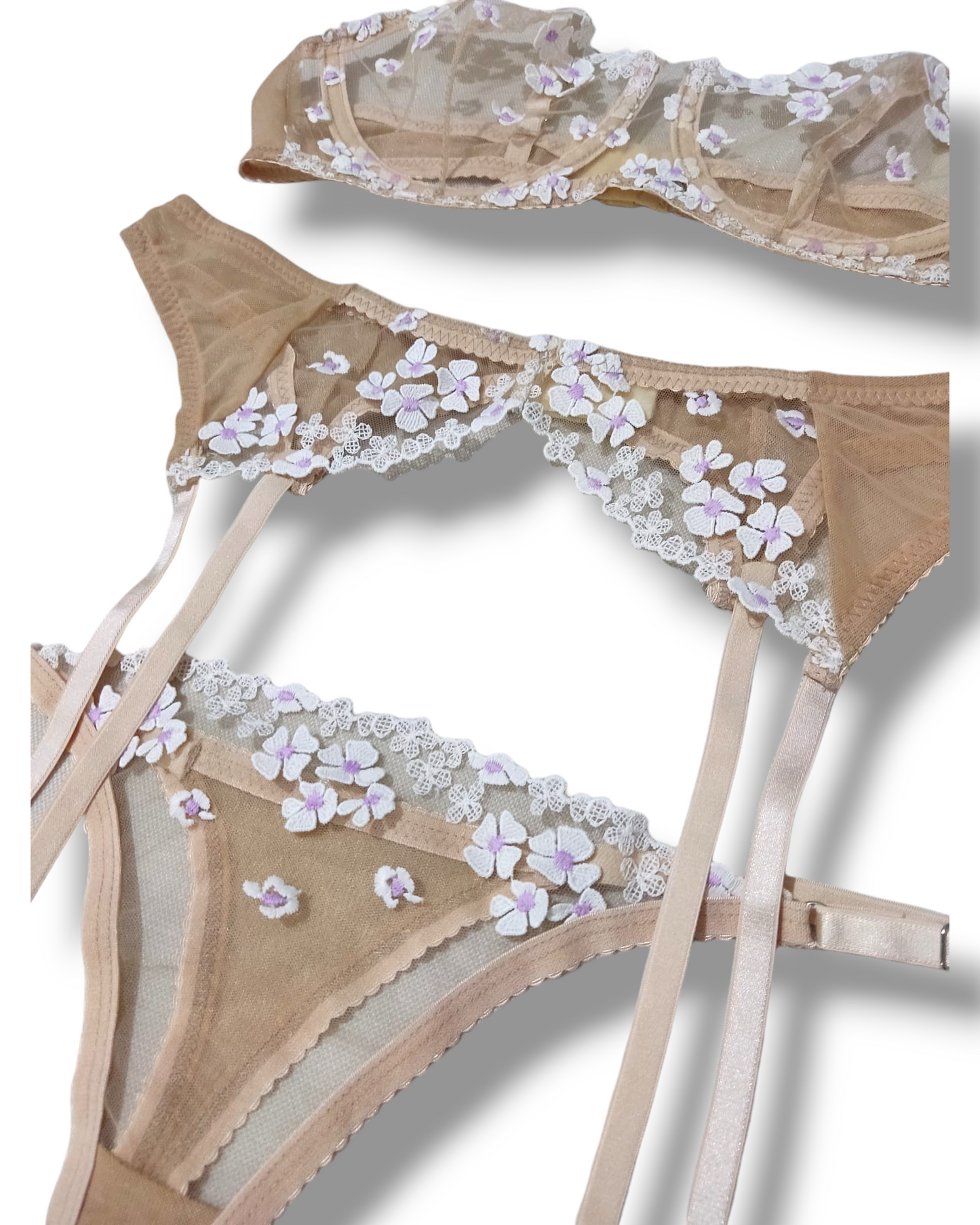 Ensemble 3 pièces " Mon Jardin secret "