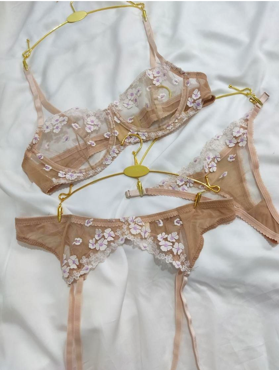 Ensemble 3 pièces " Mon Jardin secret "
