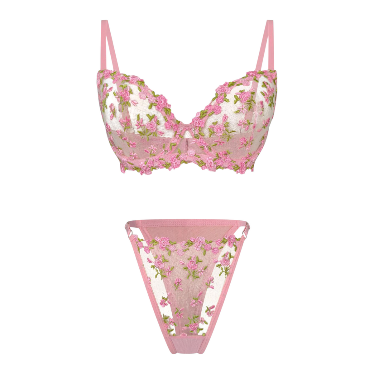 Ensemble jardin de roses