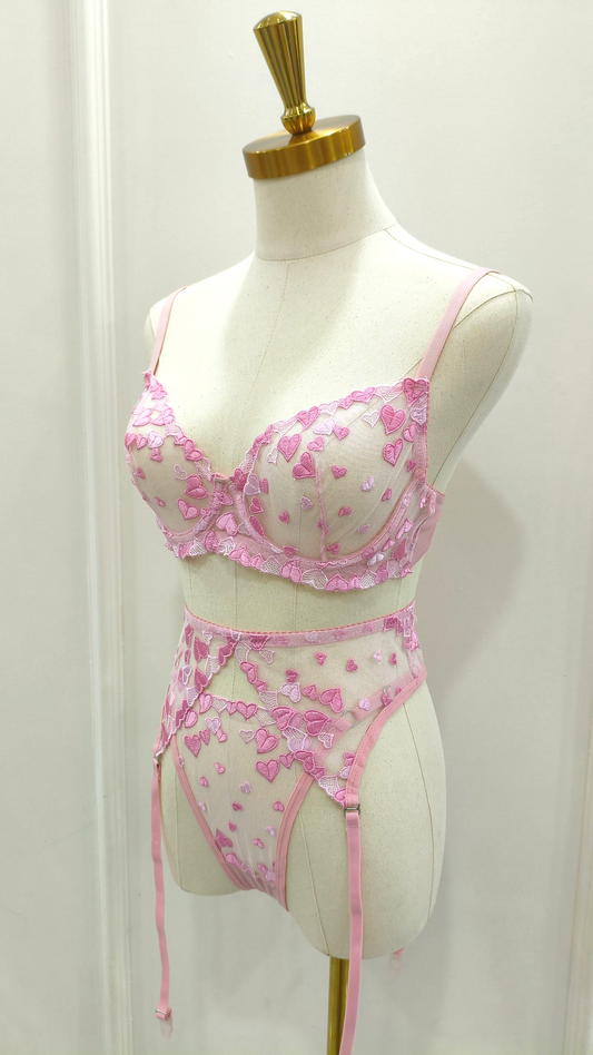 Set 3 pièces Amour "Curve"