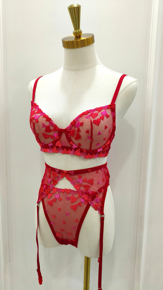 Set 3 pièces Amour "Curve"