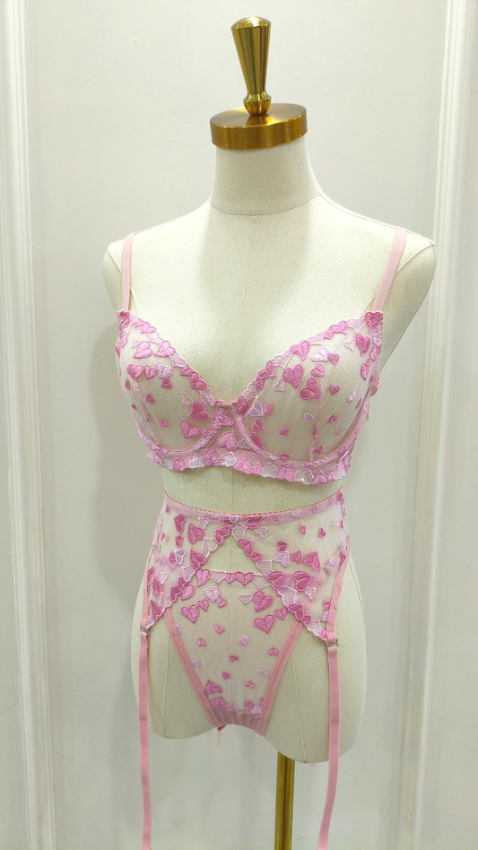 Set 3 pièces Pink Baby