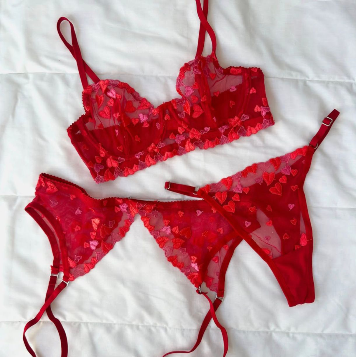 Set 3 pièces Amour "Curve"