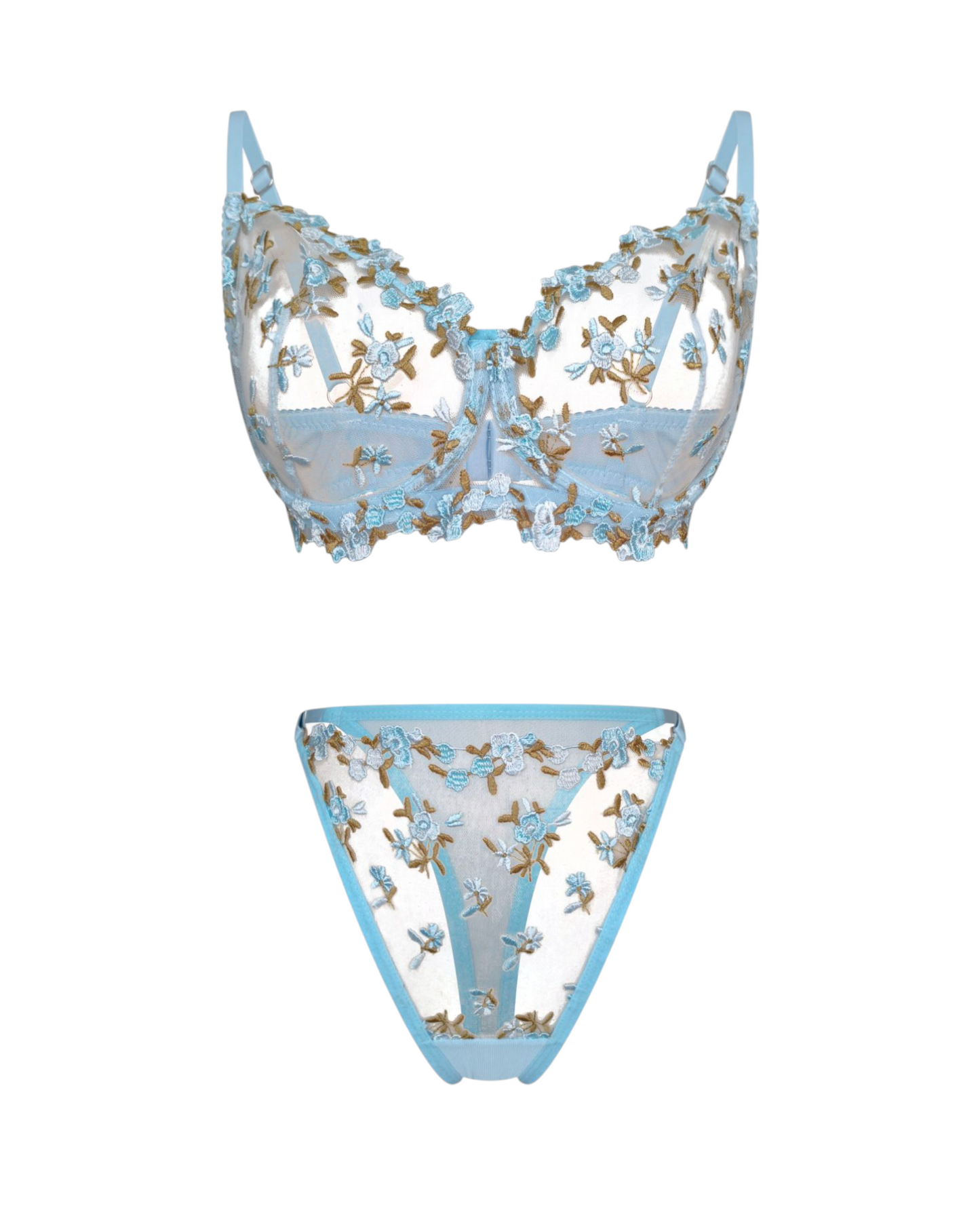 Ensemble Fleure Bleue "Curve"