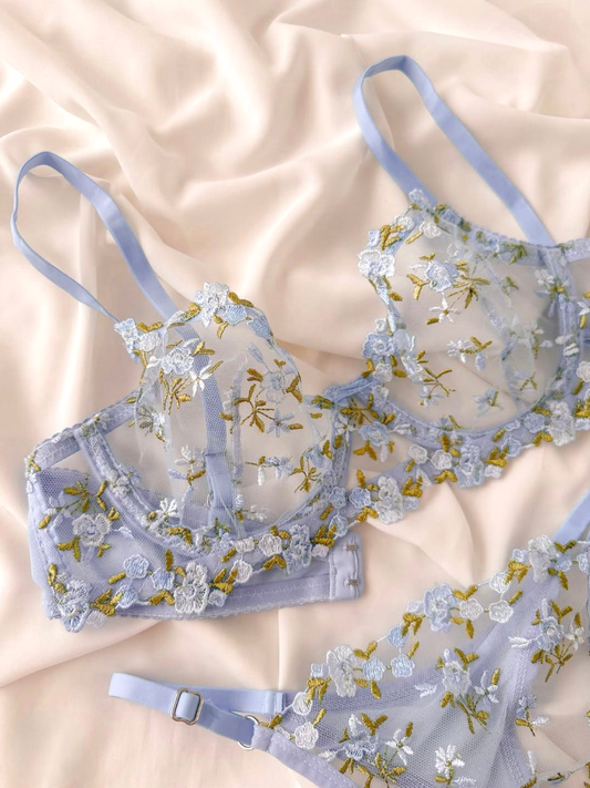 Ensemble Fleure Bleue "Curve"