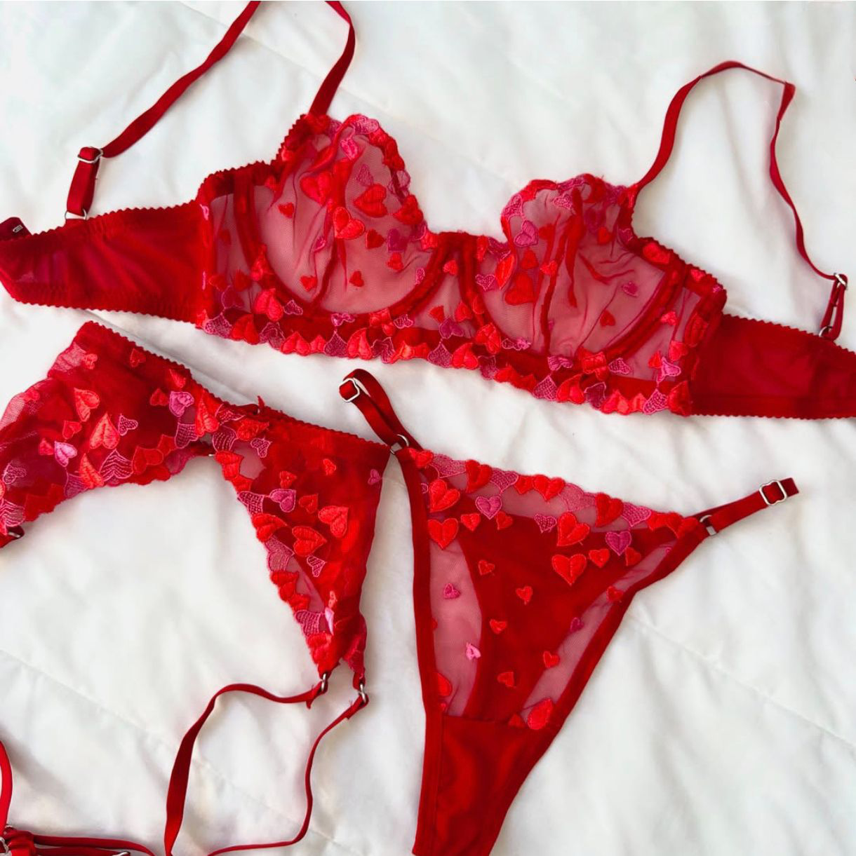 Set 3 pièces Amour "Curve"