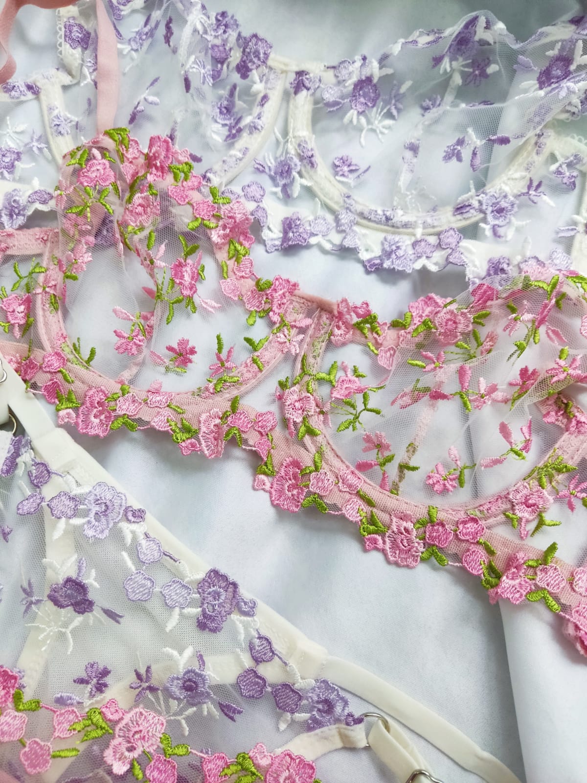 Ensemble jardin de roses