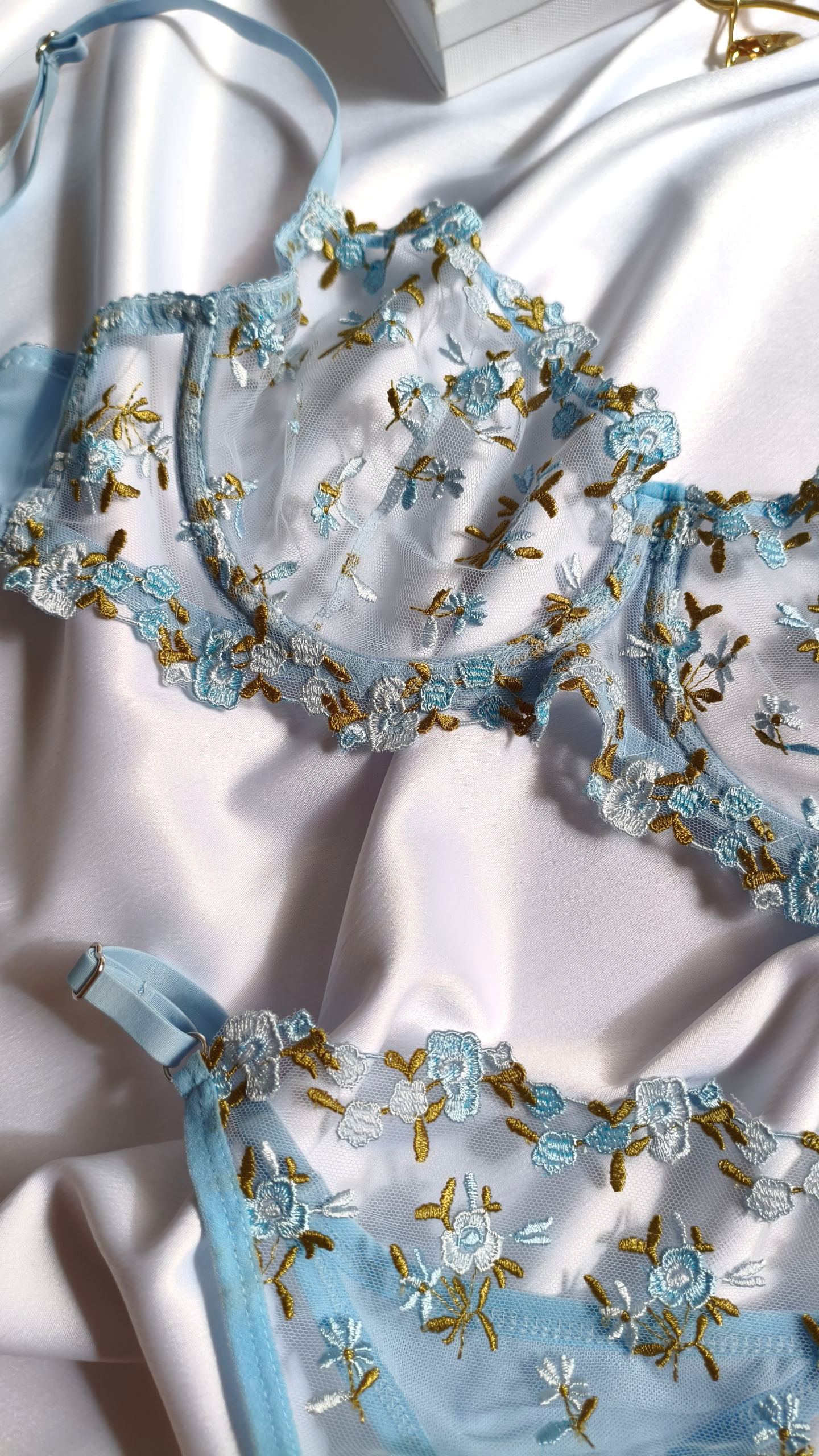 Ensemble Fleure Bleue "Curve"