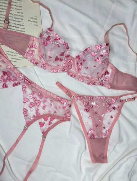 Set 3 pièces Pink Baby